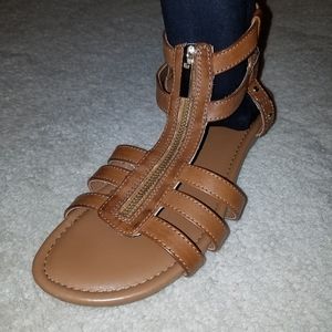 Gladiator sandals. size 8. Only worn once or twice